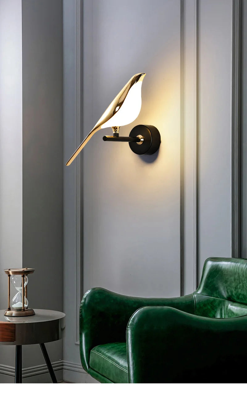 Nordic Magpie LED Wall Lamp