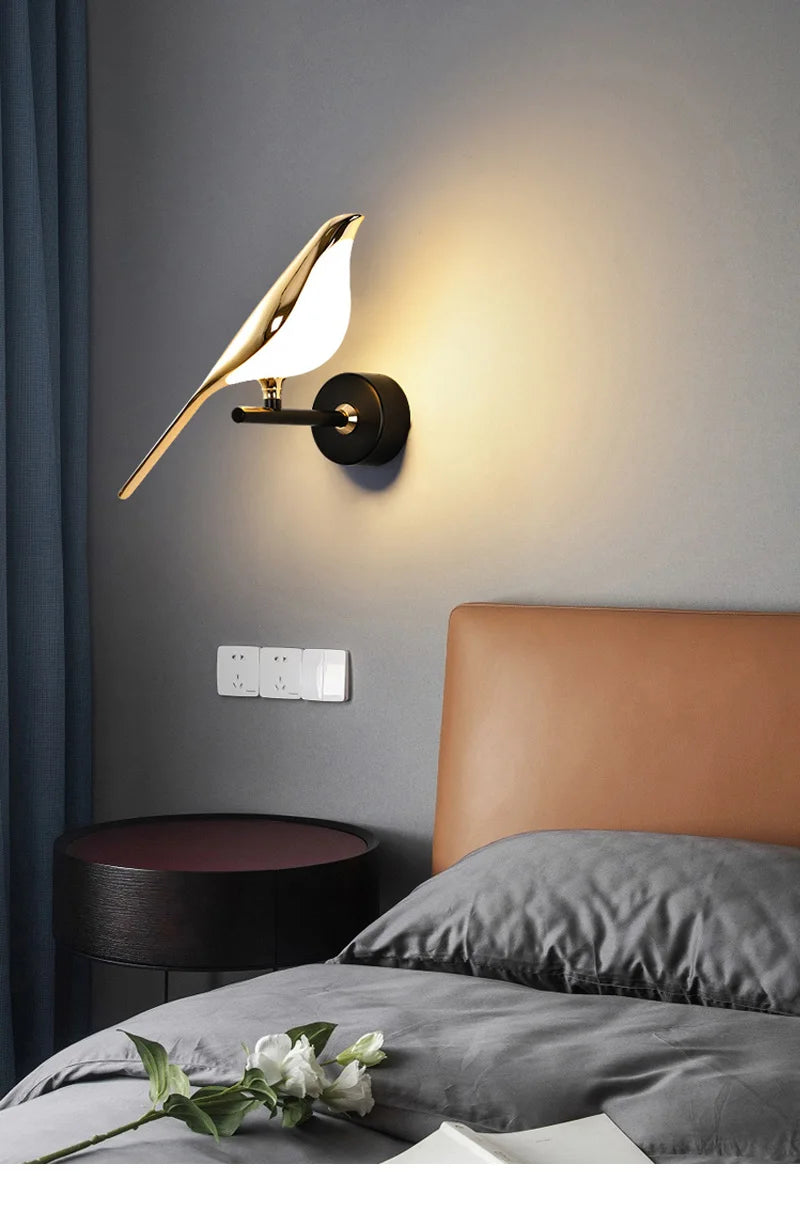 Nordic Magpie LED Wall Lamp