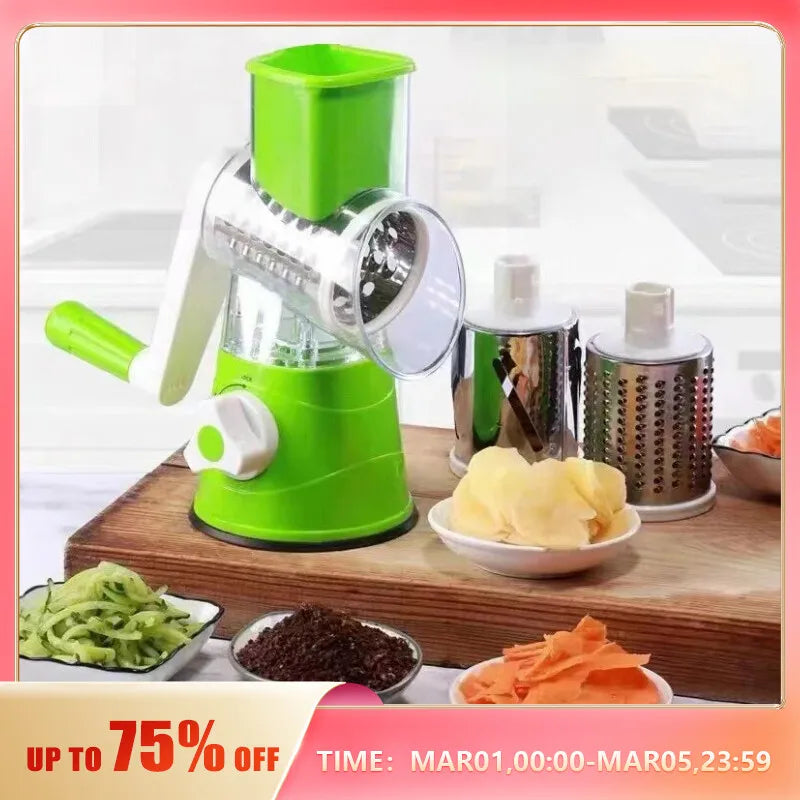 Multifunctional Roller Vegetable Cutter