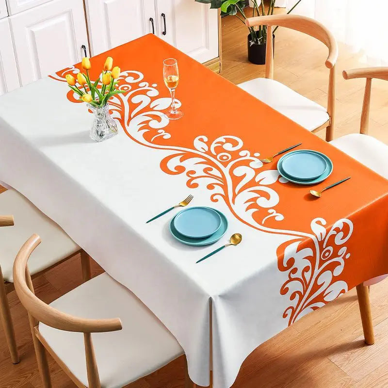 Flower Blooming Garden Tablecloth