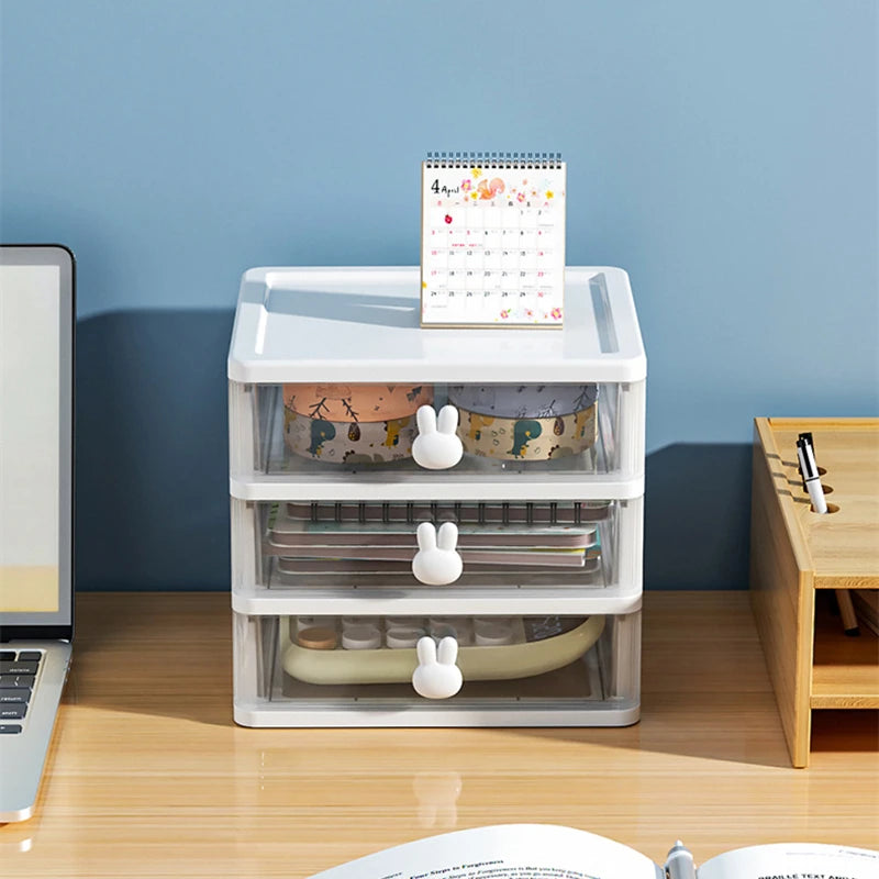 Transparent Desk Organizer Drawer