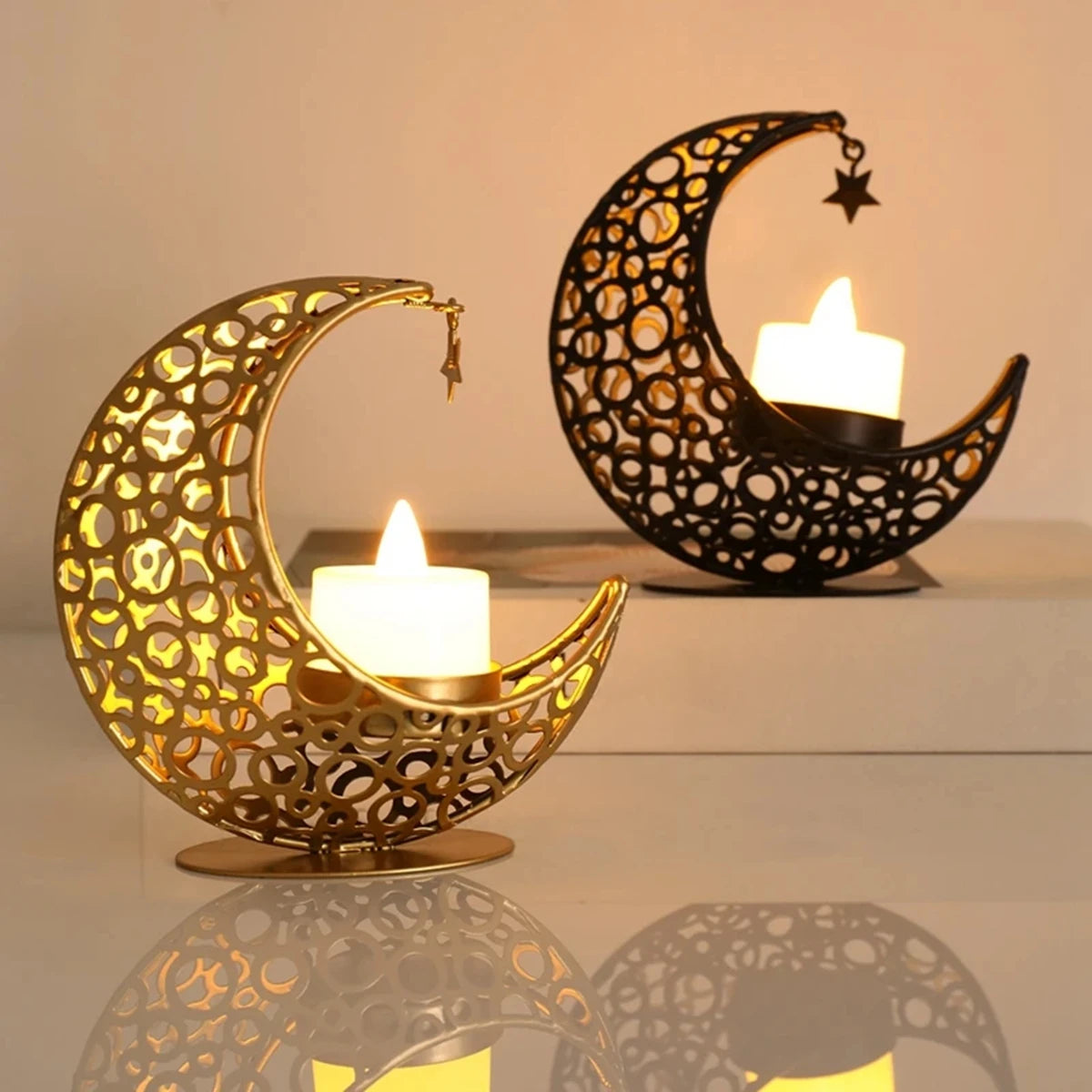 Moon Shape Candle Holder