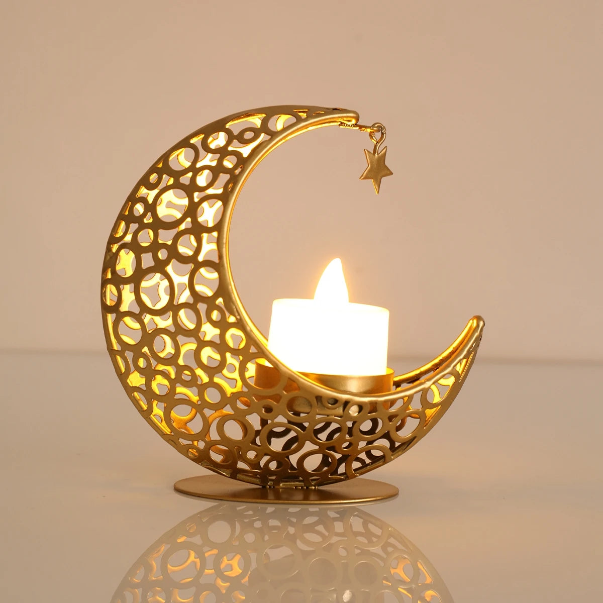 Moon Shape Candle Holder