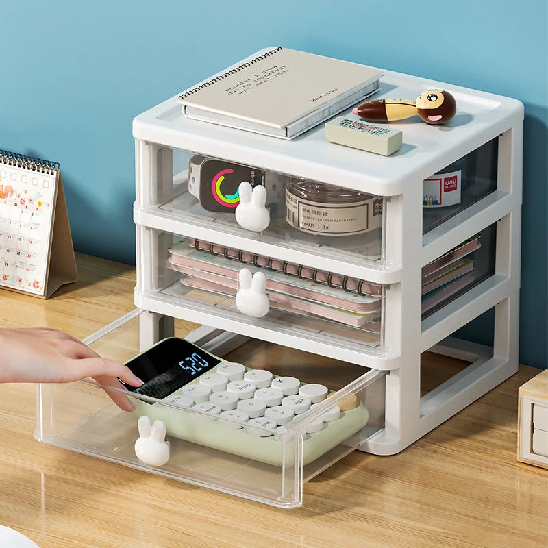 Transparent Desk Organizer Drawer