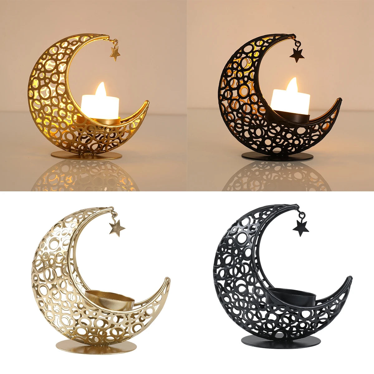 Moon Shape Candle Holder