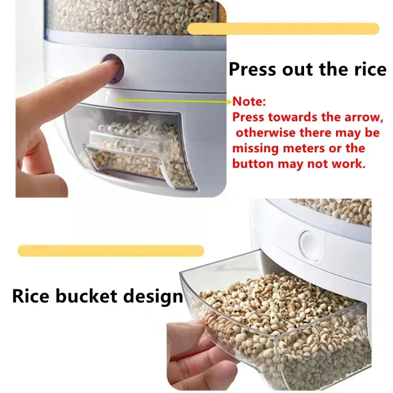 Food Storage Bucket Dispenser