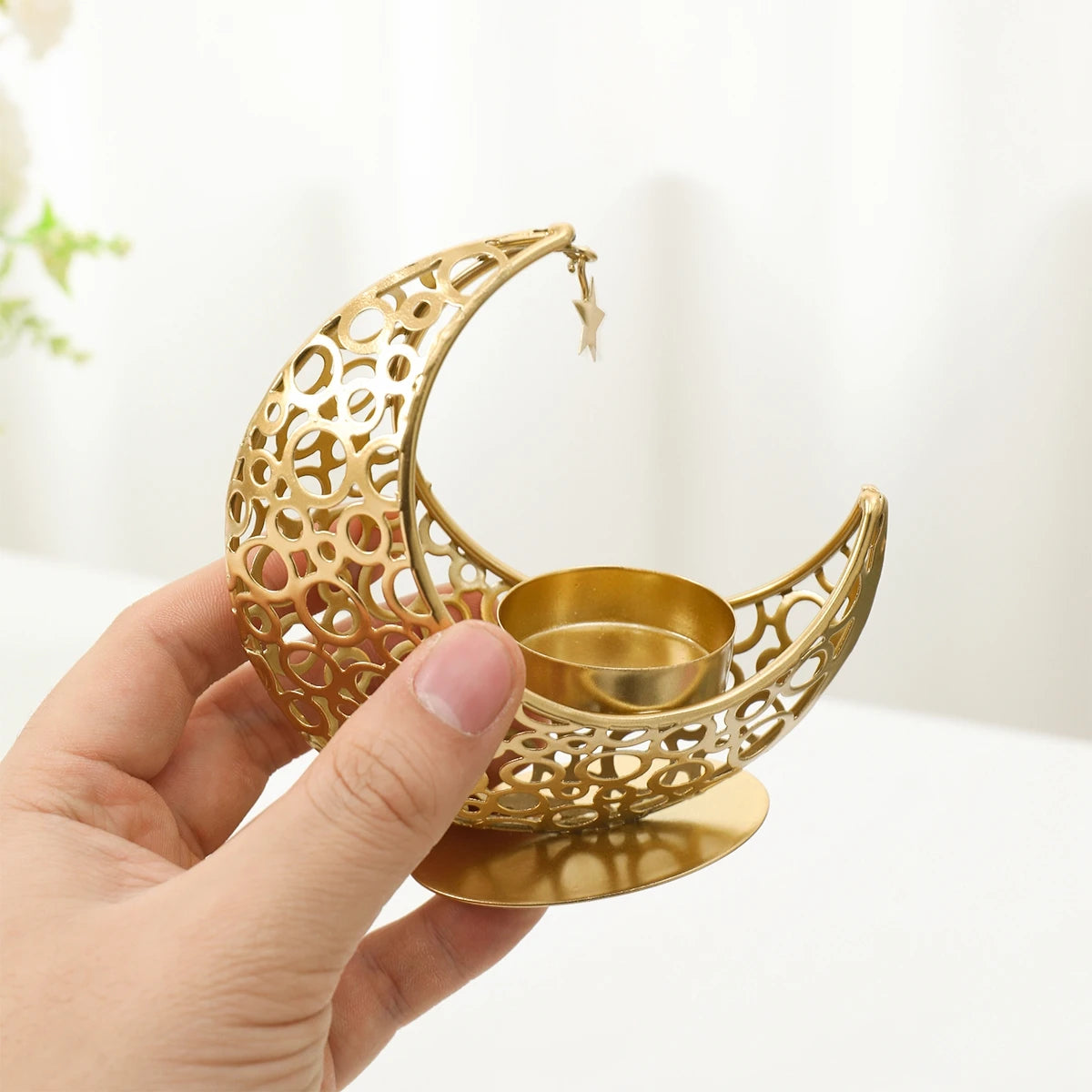 Moon Shape Candle Holder