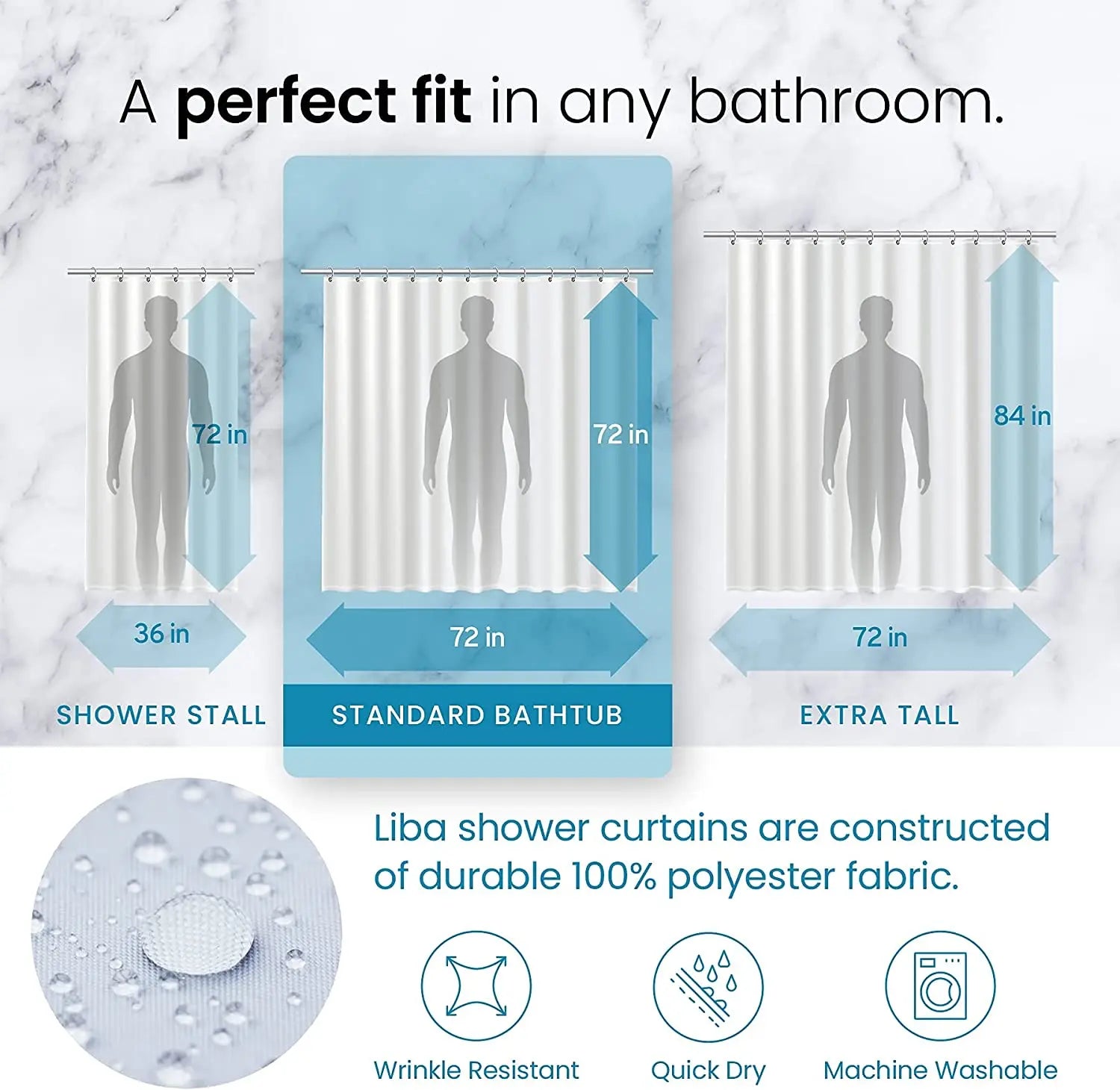 Bathroom Decoration Shower Curtain