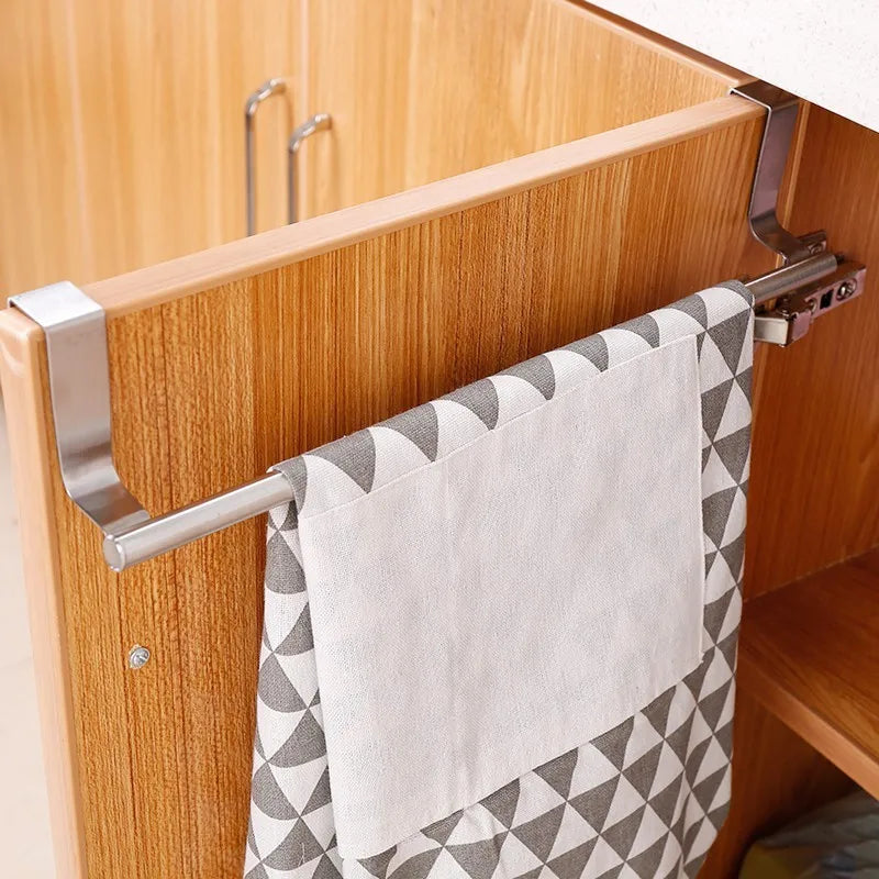 Kitchen Cabinet Door Towel Bar