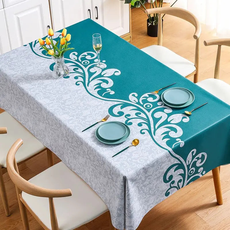 Flower Blooming Garden Tablecloth