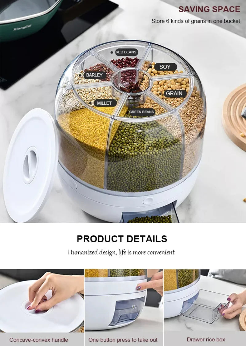 Food Storage Bucket Dispenser