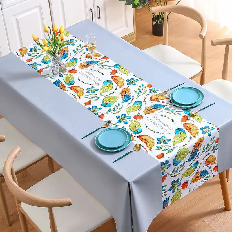 Flower Blooming Garden Tablecloth