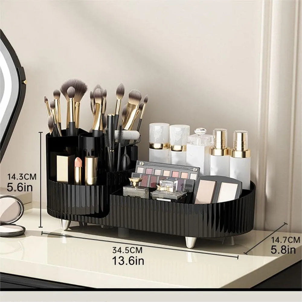 Makeup Organizer with Rotating Base