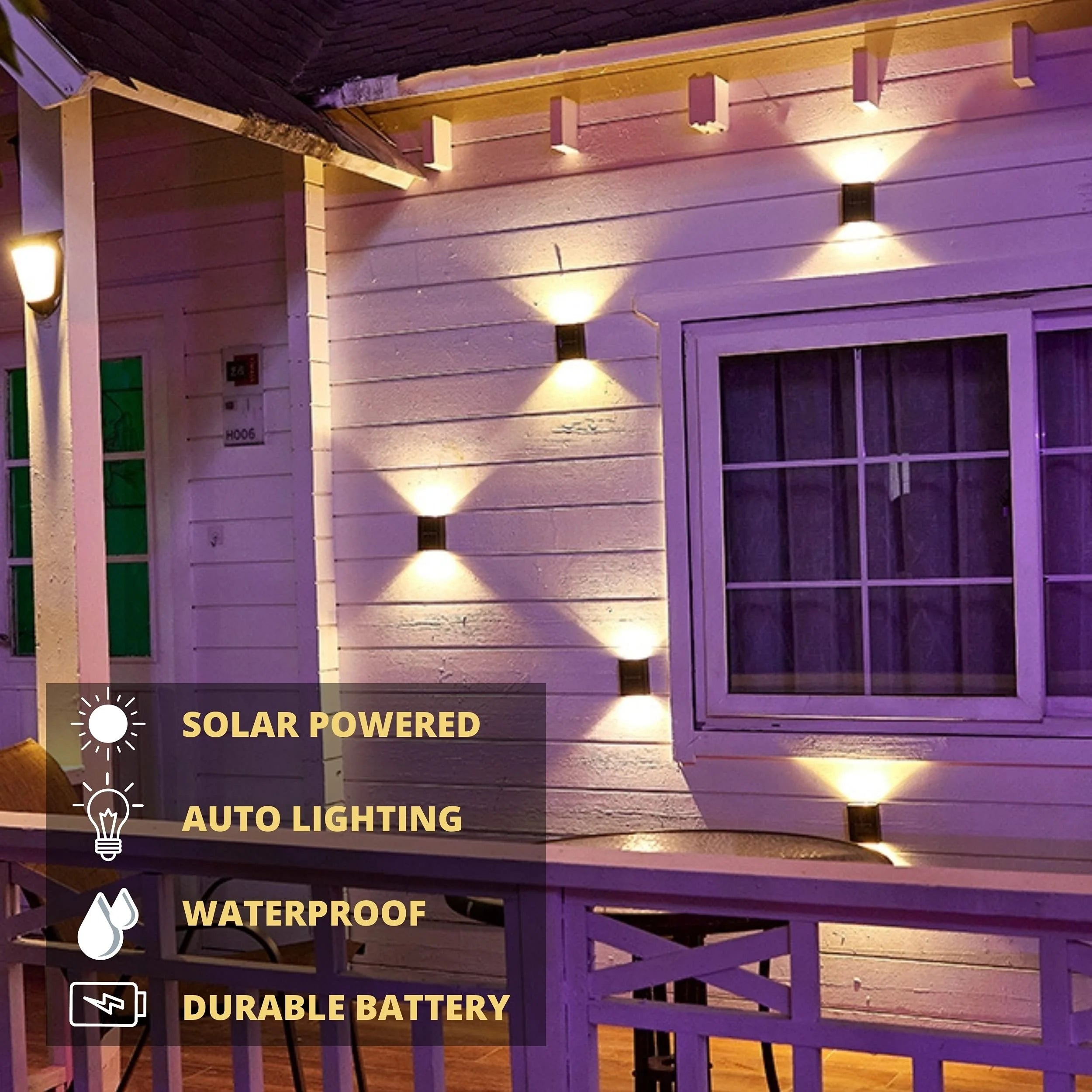 Outdoor Solar Wall Lights