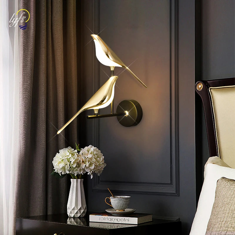 Nordic Magpie LED Wall Lamp