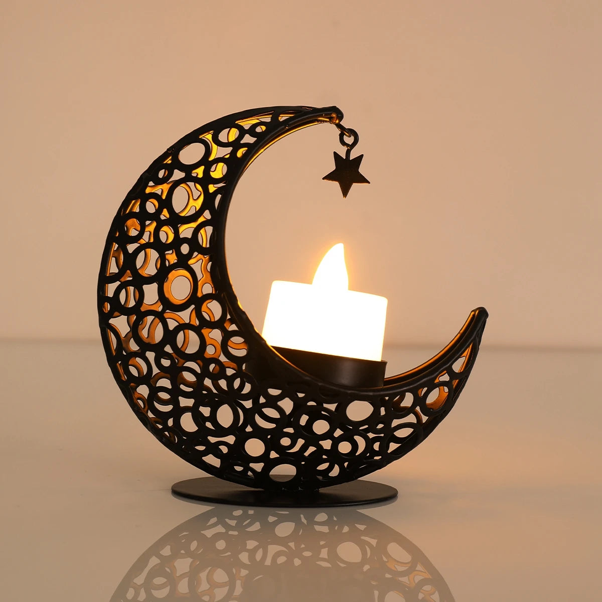 Moon Shape Candle Holder