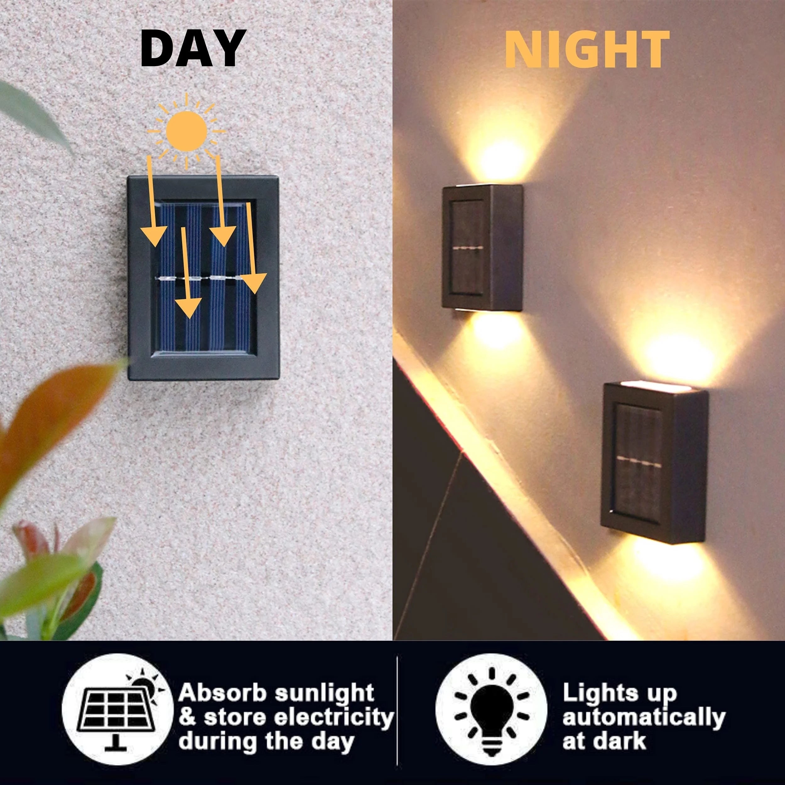 Outdoor Solar Wall Lights